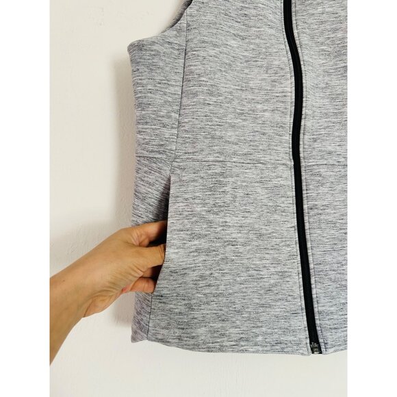 Lululemon Going Places Heathered Grey Women's Vest Sz 4 - Picture 6 of 12
